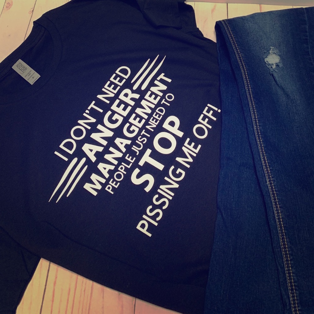 Anger management T-shirt